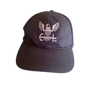 Blue Embroidered Eagle Emblem‎ Hat Cap Adjustable